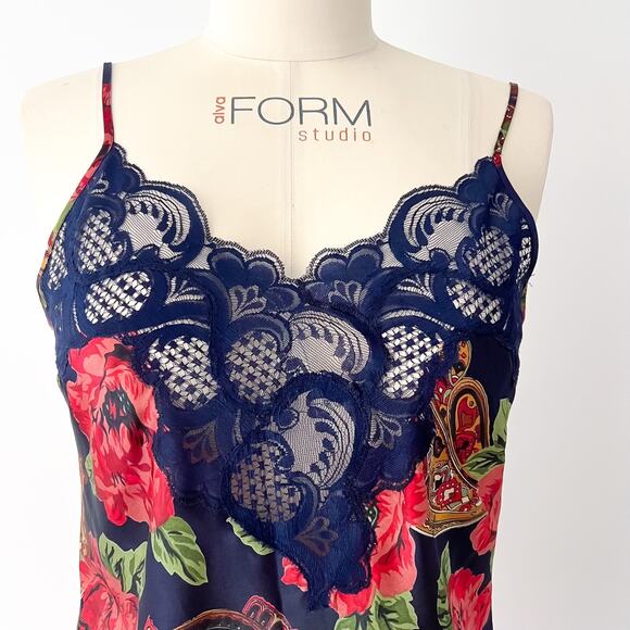 Victoria’s Secret Womens P Small Vintage Gold Label 80’s Babydoll Slip Lingerie - Picture 2 of 10